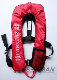 EN ISO12402-3 CE 150N Người Lớn Bơm Hơi Cuộc Sống Jacket Vest Với ​​An Toàn Khai Thác &amp;amp; Lifeline